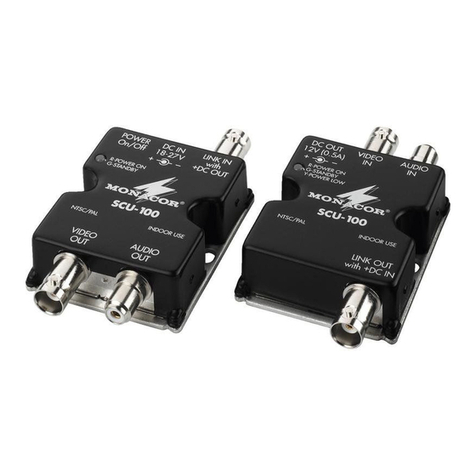 Monacor Security SCU-100 manual