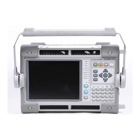 Agilent Technologies OmniBER OTN Series User manual