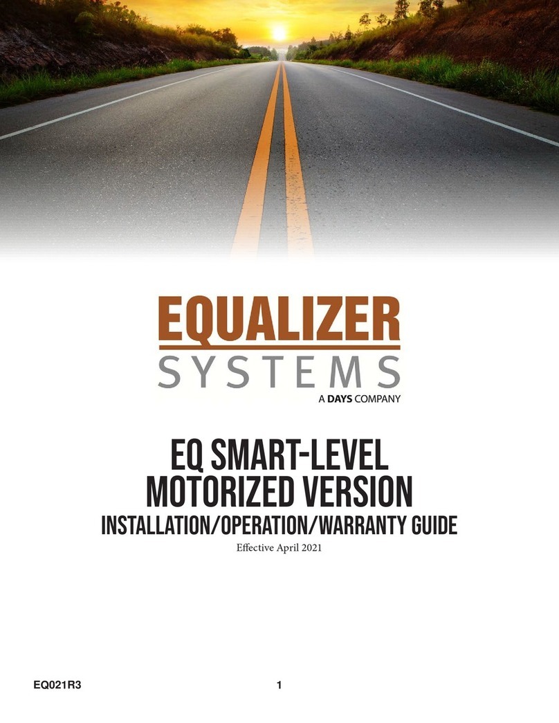 Days EQUALIZER SYSTEMS EQ Smart-Level Installation/Operation/Warranty Guide