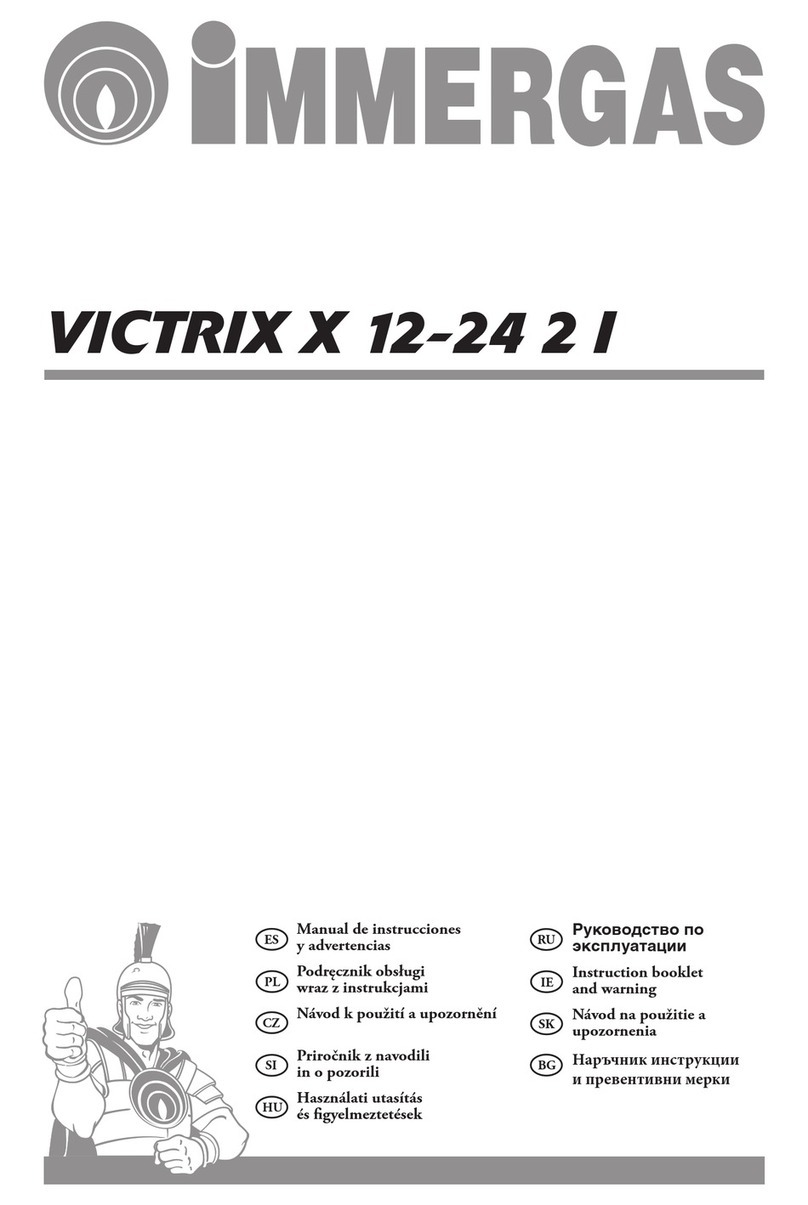 Immergas VICTRIX X 12 2 I User manual