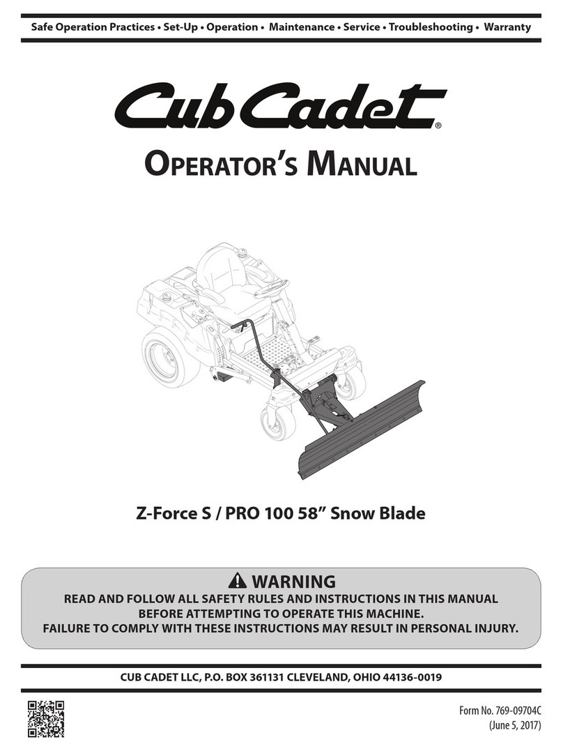 Cub Cadet Z-Force S User manual