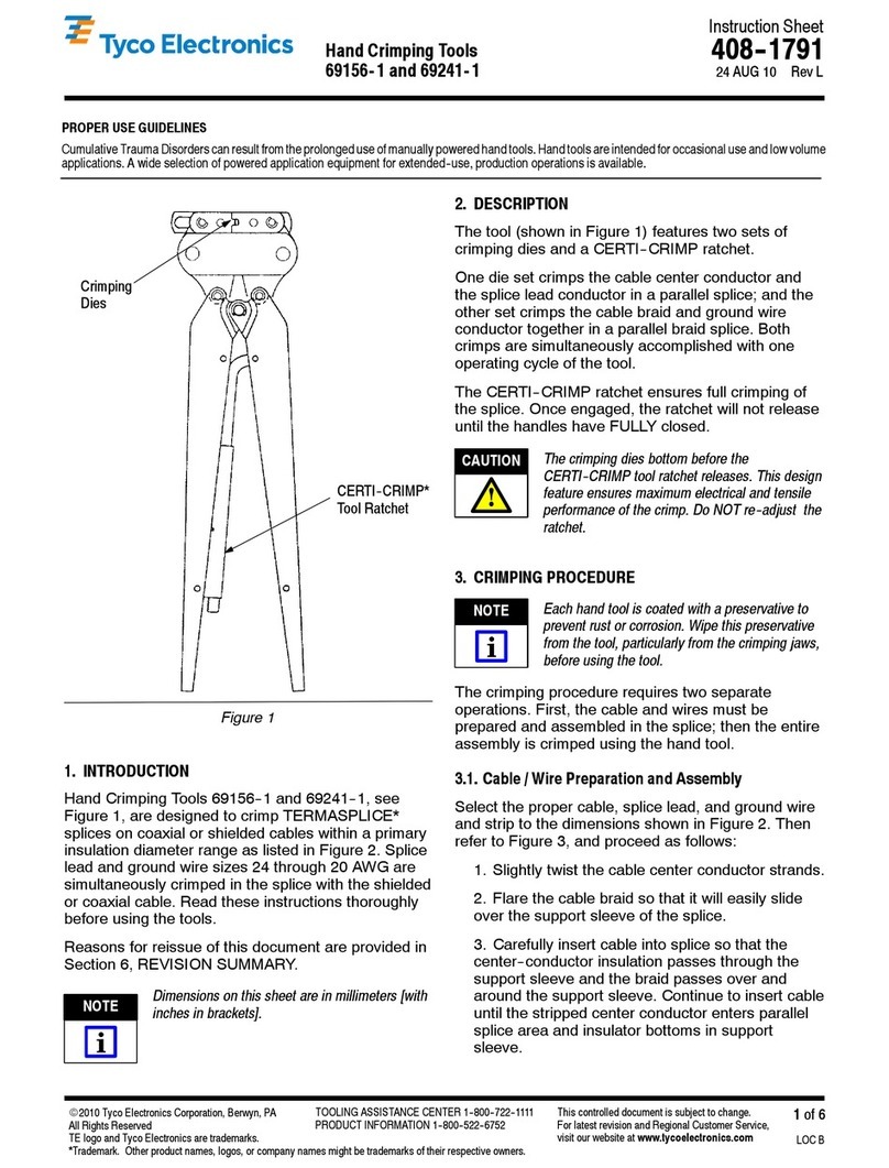 Tyco Electronics 69156-1 User manual