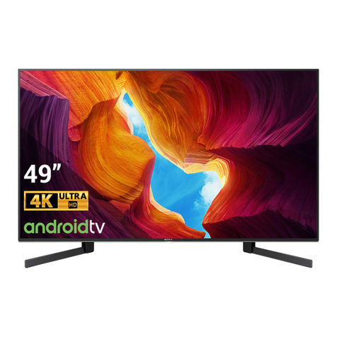 Sony Bravia KD-49X9500H User manual Sony Bravia KD-49X9500H User manual