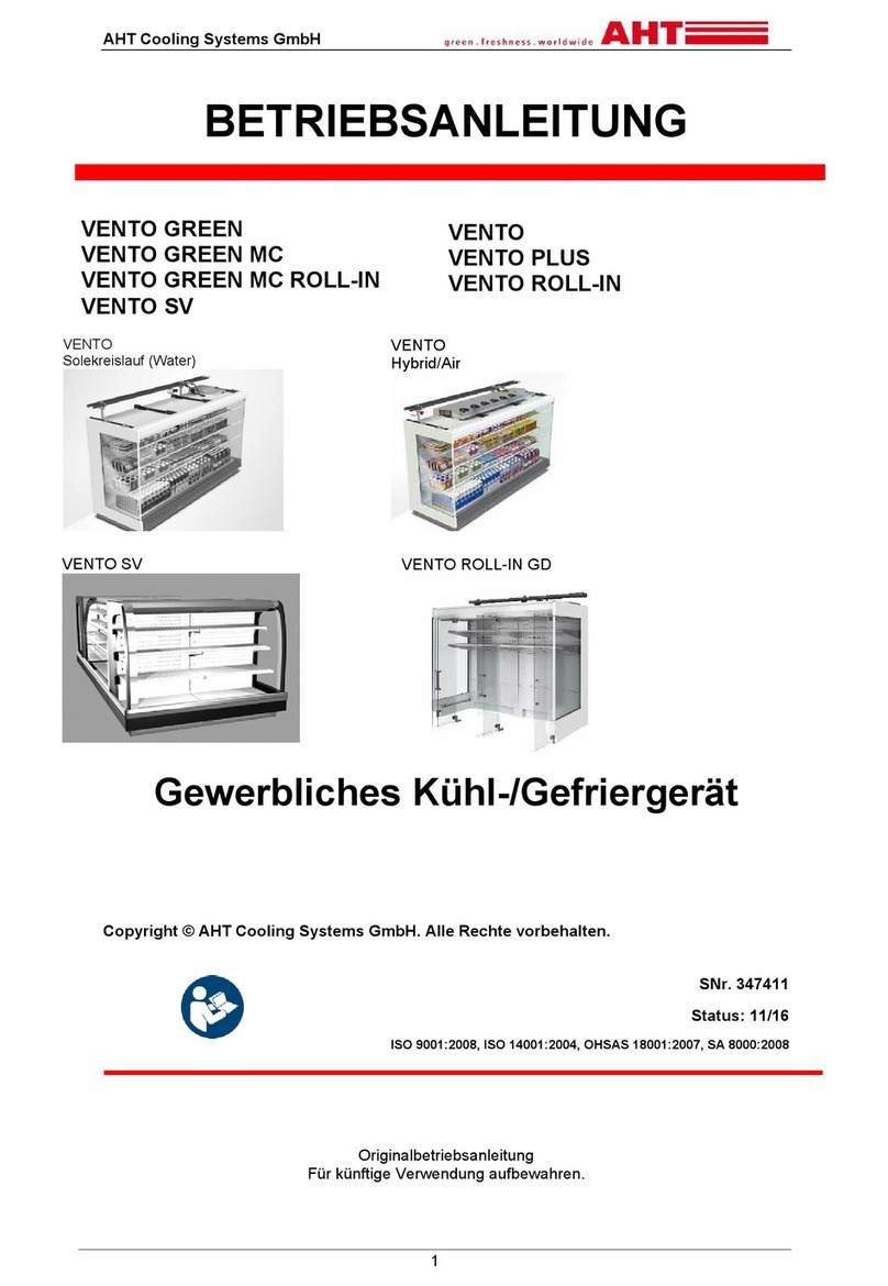 AHT VENTO GREEN operating manual