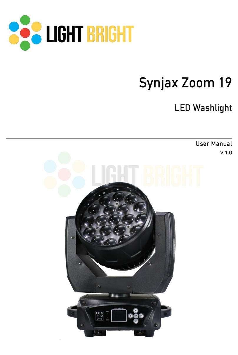 Light Bright Synjax Zoom 19 User manual
