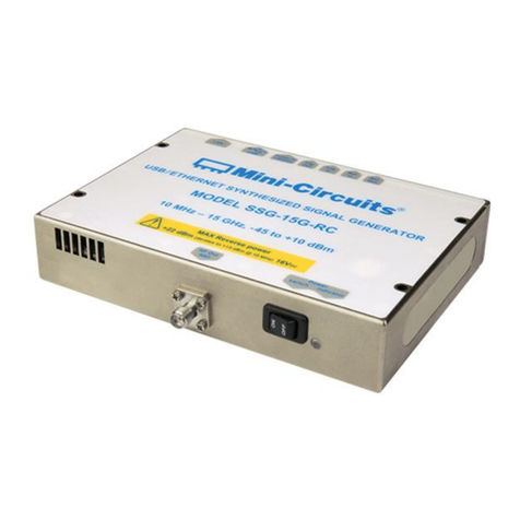 Mini-Circuits SSG-15G-RC user guide