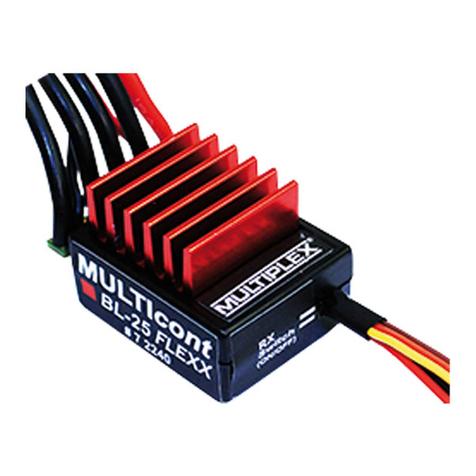 Multiplex MULTIcont BL-25 FLEXX operating instructions