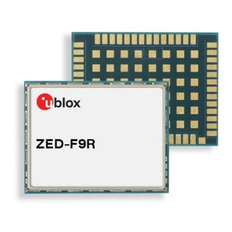 Ublox ZED-F9R Use and care manual
