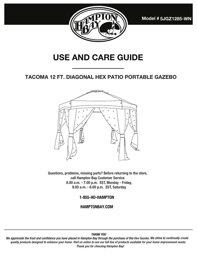 HAMPTON BAY TACOMA 5JGZ1285-WN User manual