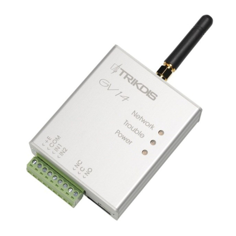 Trikdis GV14 user manual