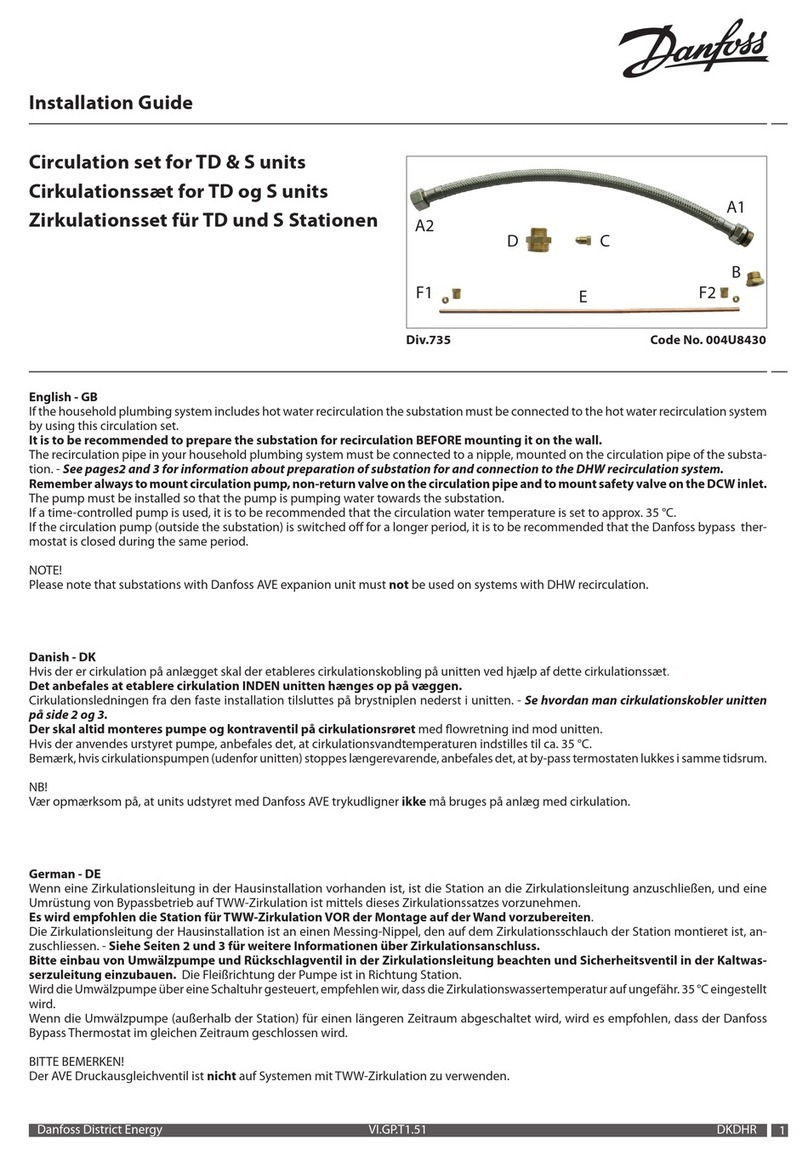 Danfoss 004U8430 User manual