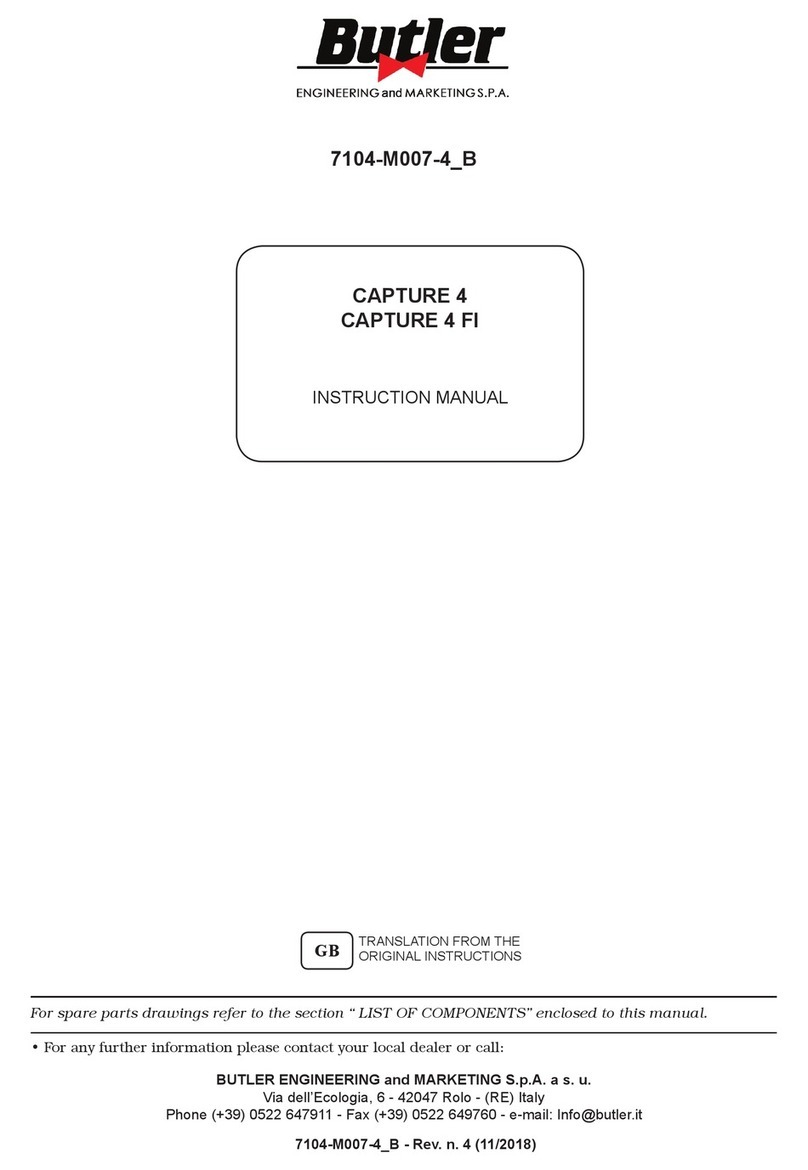 Butler CAPTURE 4 instruction manual