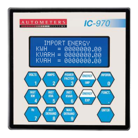 Autometers Systems IC 970 Installation instructions