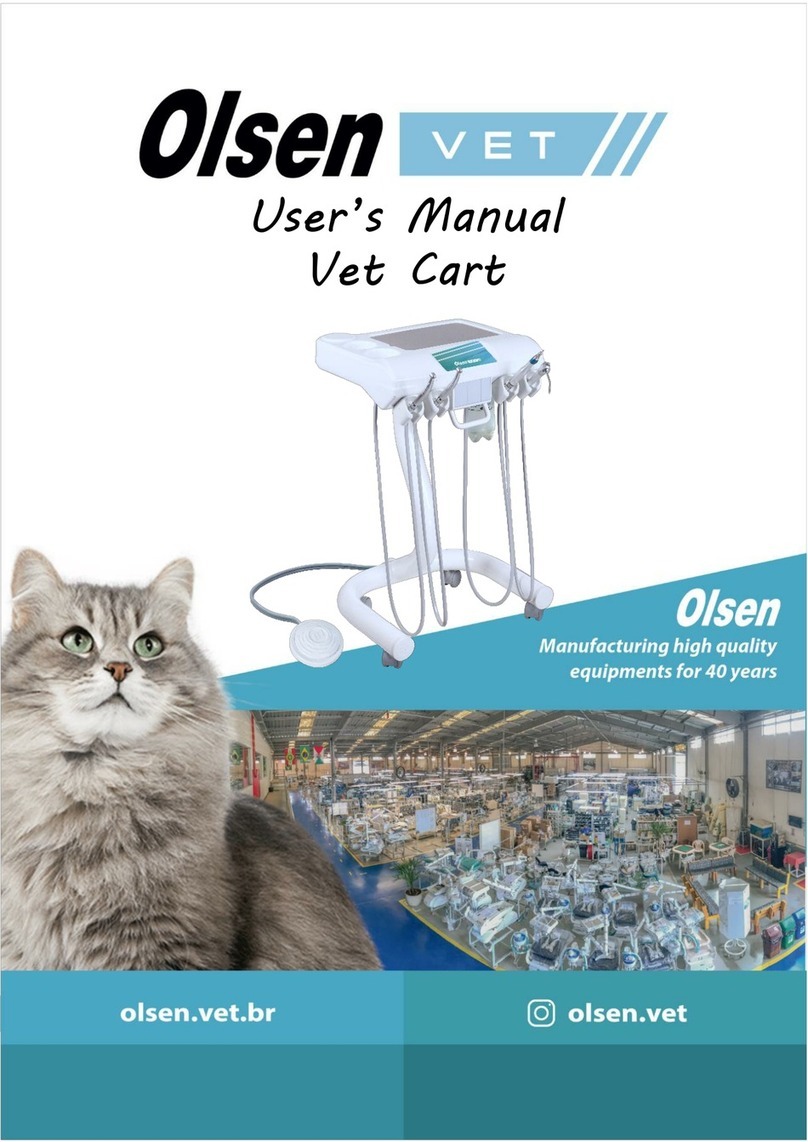 Olsen Vet Cart user manual