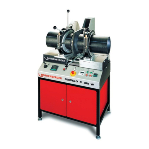 Rothenberger ROWELD P 315 W Instructions for use