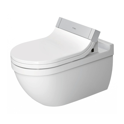 DURAVIT SensoWash C 610001 Series User manual