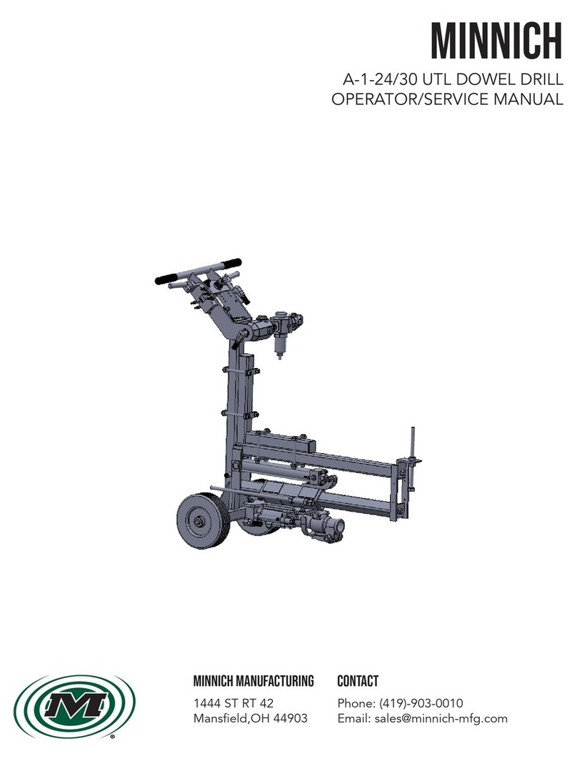 Minnich A-1-24 Operators & service manual