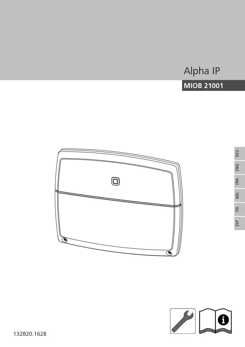 Alpha IP MIOB 21001 User manual
