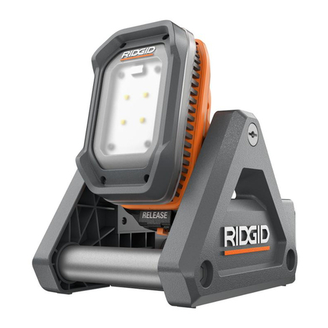 RIDGID R8694620 Operator's manual RIDGID R8694620 Operator's manual