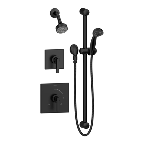 Symmons Duro Trim 3603-H321-V-TRM Manual