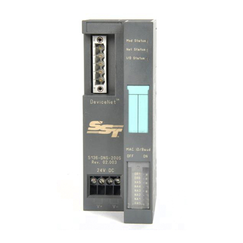 Woodhead SST DeviceNet 5136-DNS-200X User manual