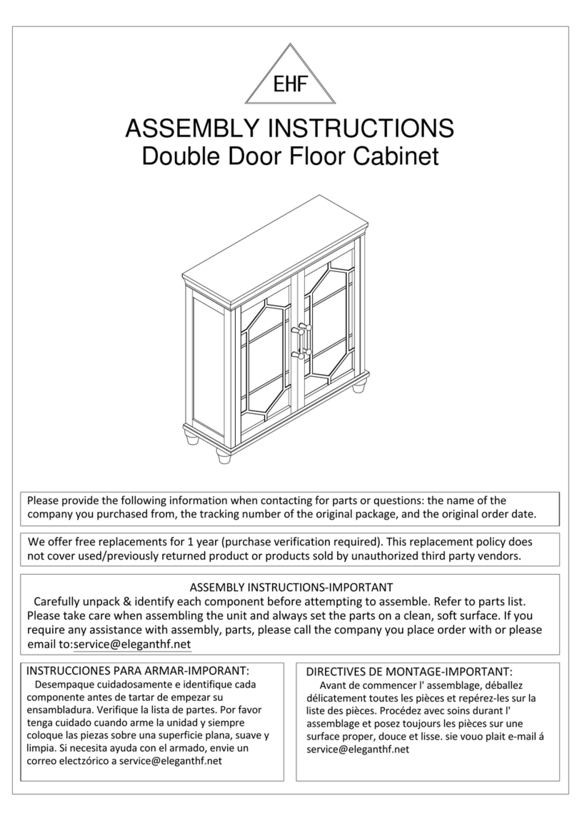 EHF Double Door Floor Cabinet User manual