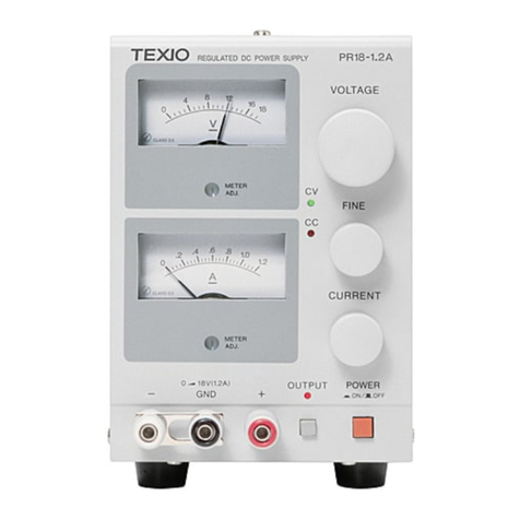 TEXIO PR-A Series User manual