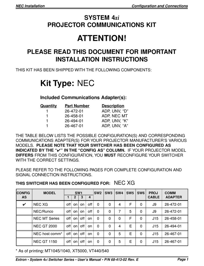 NEC 4xi NEC manual