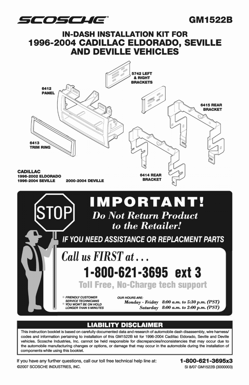 Scosche GM1522B instructions