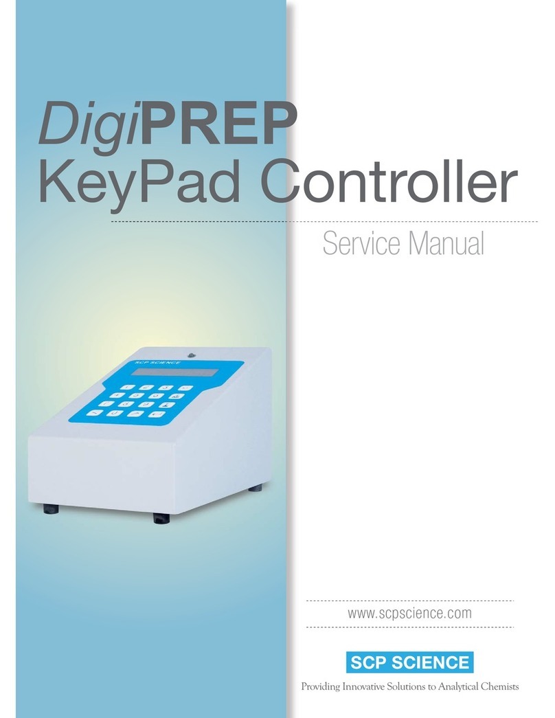 SCP SCIENCE DigiPREP Service manual