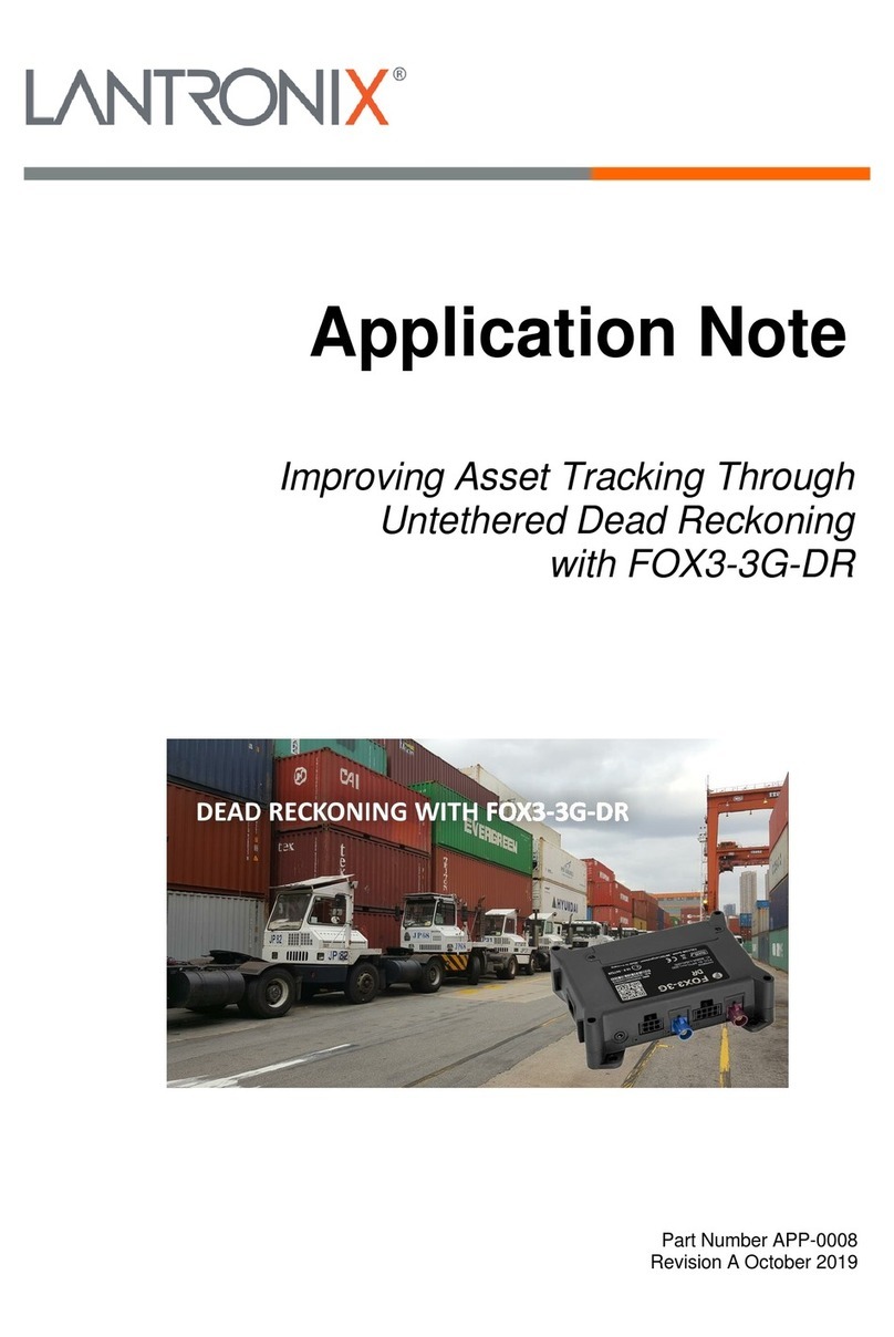 Lantronix FOX3-3G-DR Application note