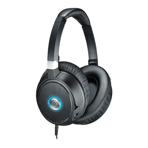 Audio Technica QuietPoint ATH-ANC70 instruction manual Audio Technica QuietPoint ATH-ANC70 instruction manual