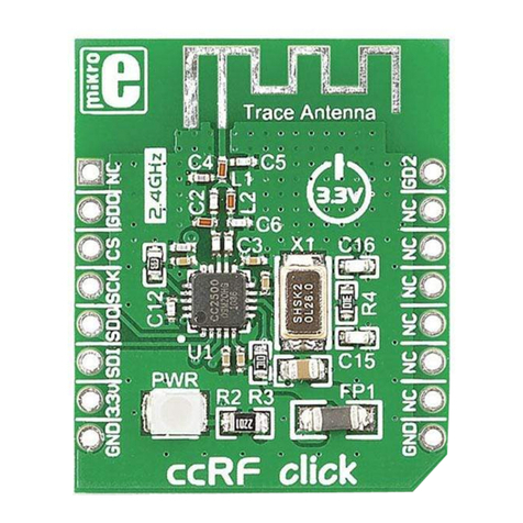 mikroElektronika ccRF click User manual