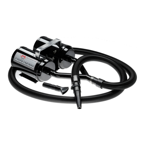 METROVAC AIR FORCE TWIN TURBO User manual