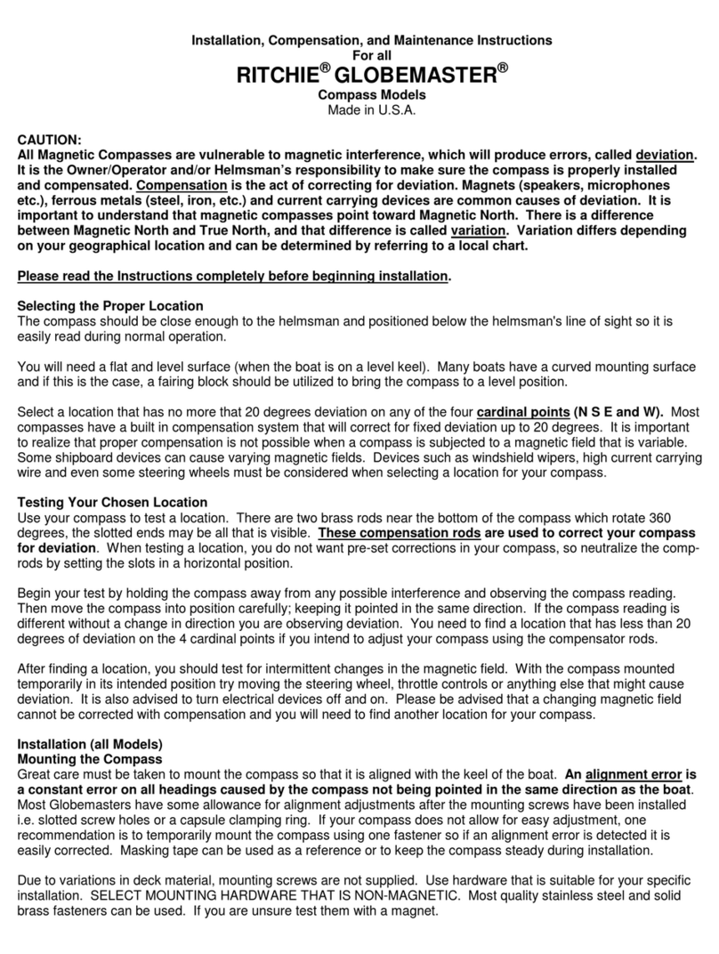 Ritchie GLOBEMASTER B-500 Manual
