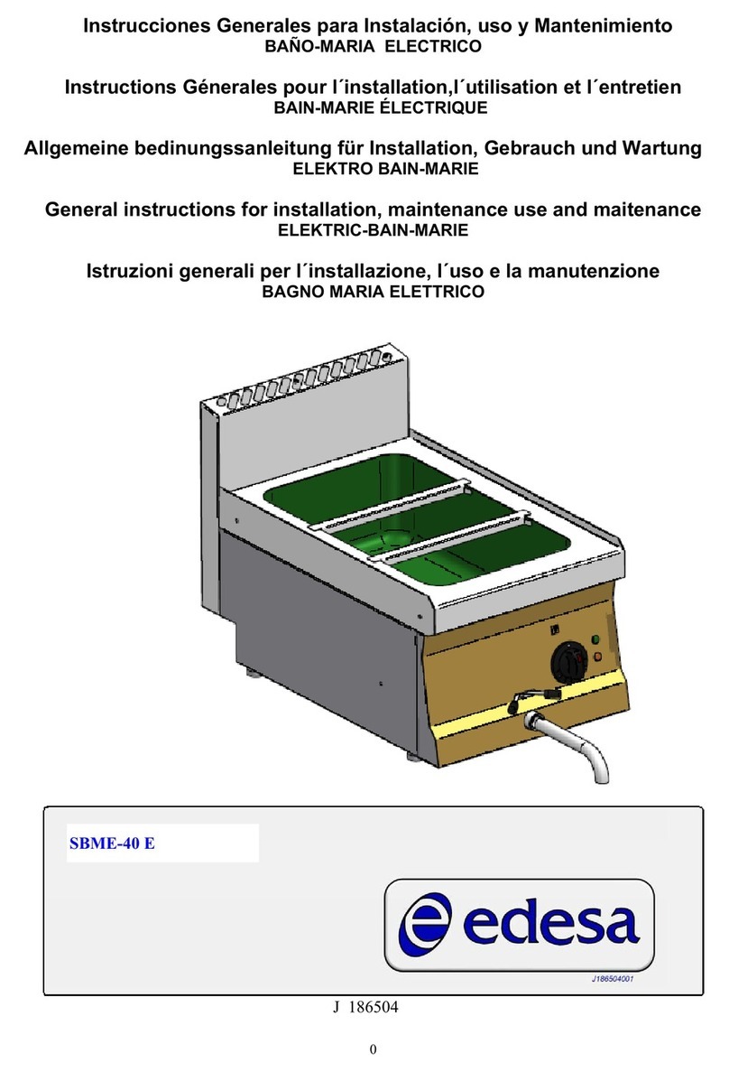 Edesa SBME-40 E User guide