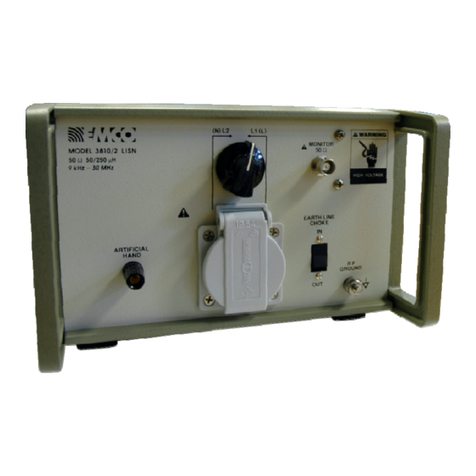 ESCO Technologies ETS LINDGREN 3810/2NM user manual ESCO Technologies ETS LINDGREN 3810/2NM user manual