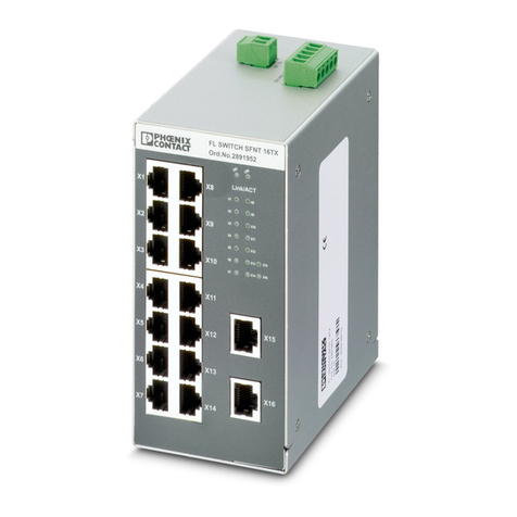 Phoenix Contact FL SWITCH SMCS 14TX/2FX Quick start guide