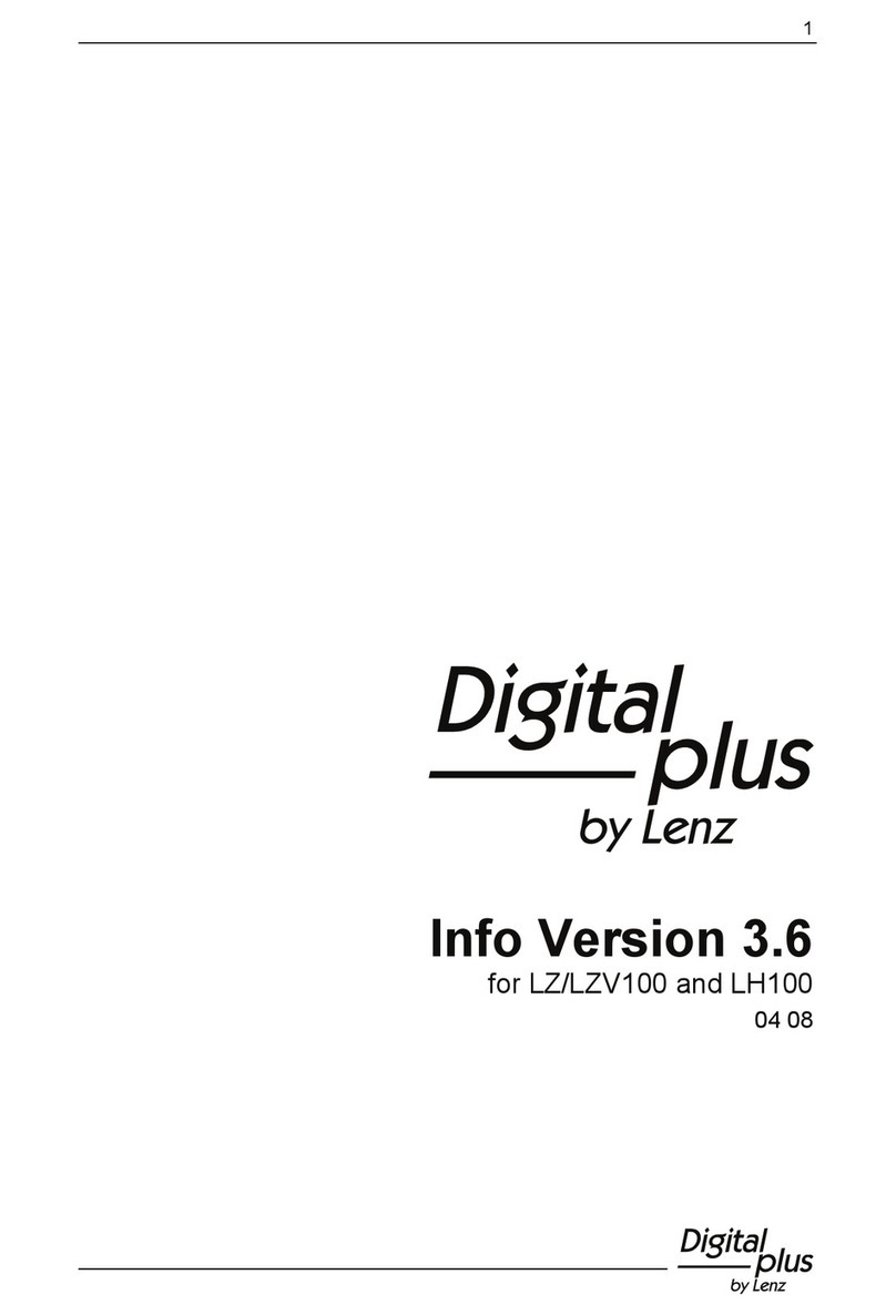 Lenz DIGITAL plus LZ100 Information guide
