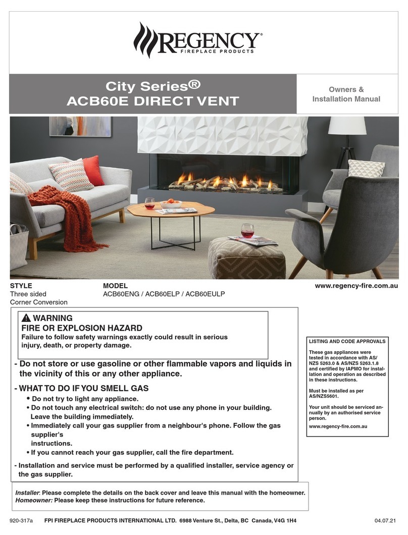 Regency City ACB60ENG Quick start guide