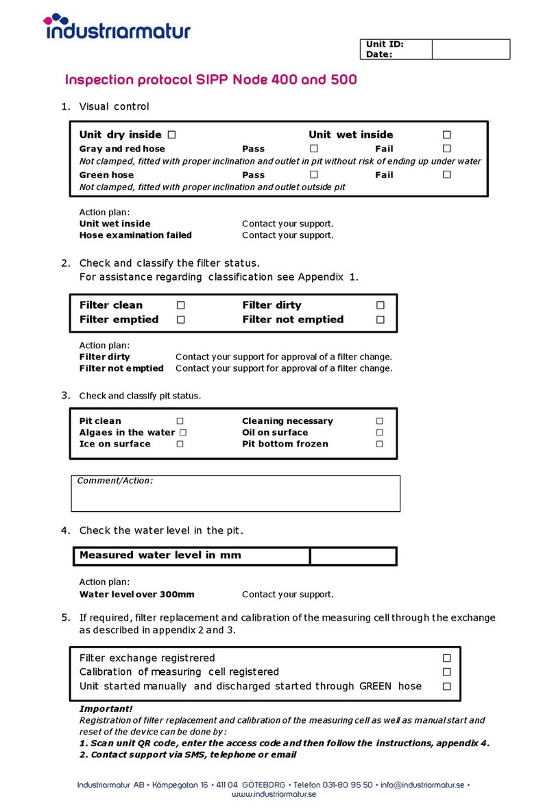 Industriarmatur SIPP Node 400 manual