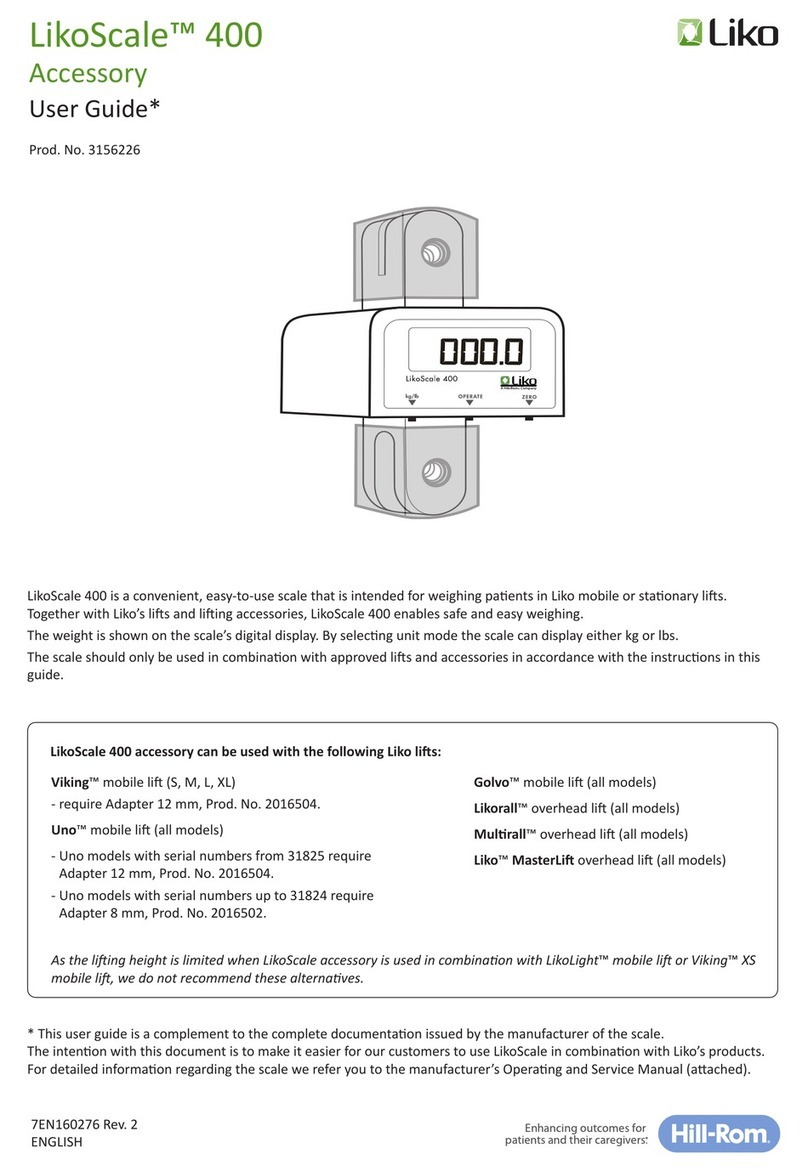 Liko LikoScale 400 User manual