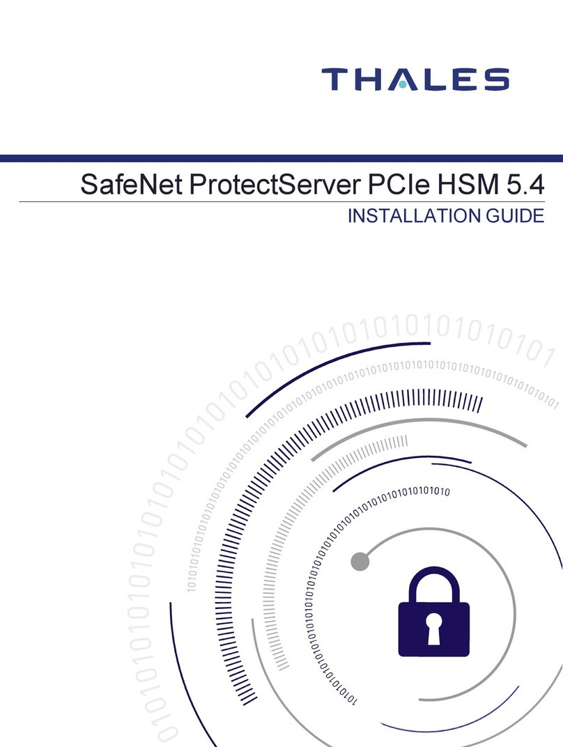 Thales SafeNet ProtectServer PCIe HSM 5.4 installation guide Thales SafeNet ProtectServer PCIe HSM 5.4 installation guide