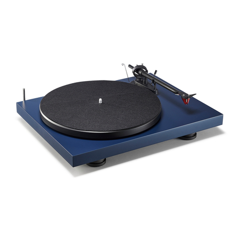 Pro-Ject Audio Systems Debut Carbon EVO Operating instructions
