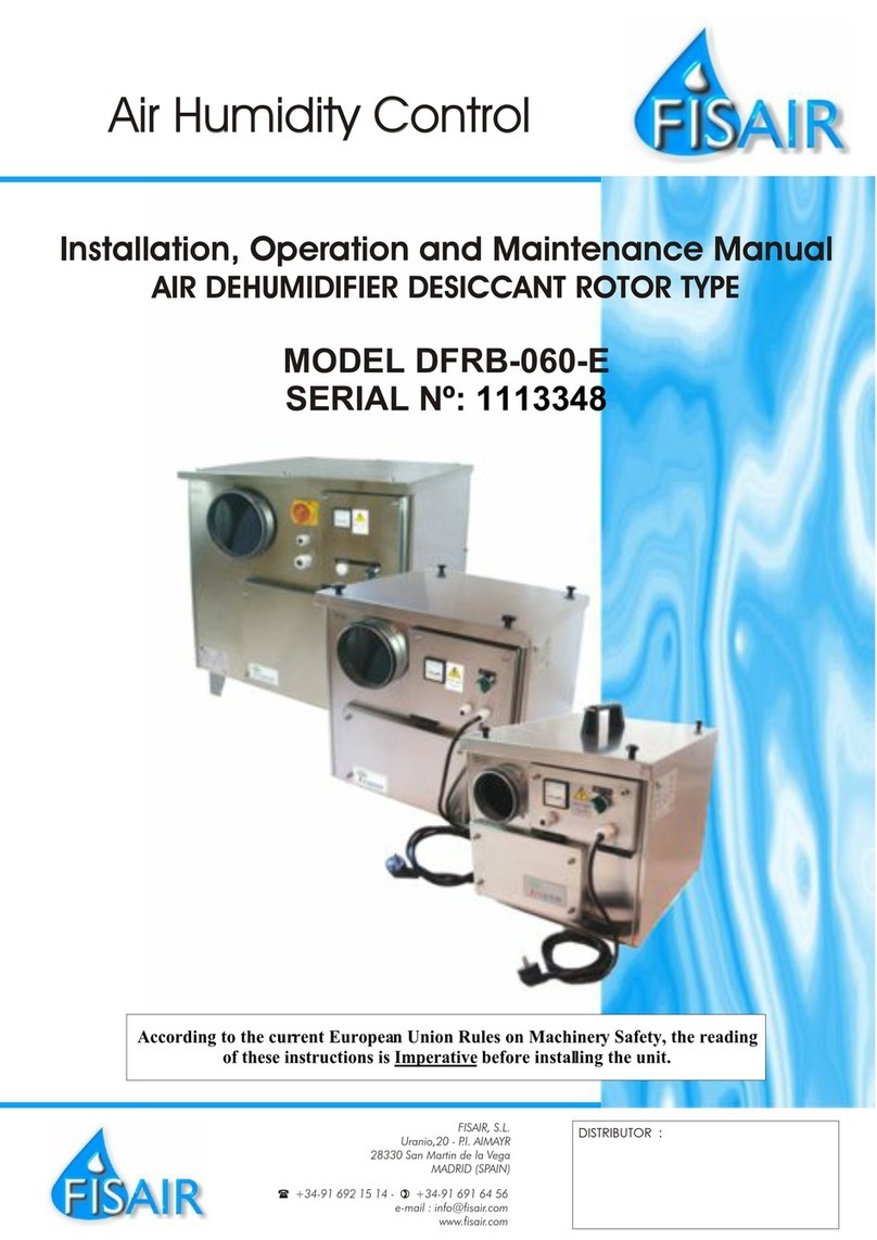 fisair DFRB-060-E Installation guide