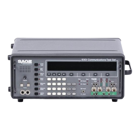 Sage 930i operating manual