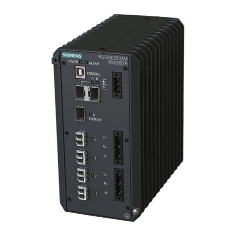 Siemens RUGGEDCOM RSG909R User manual