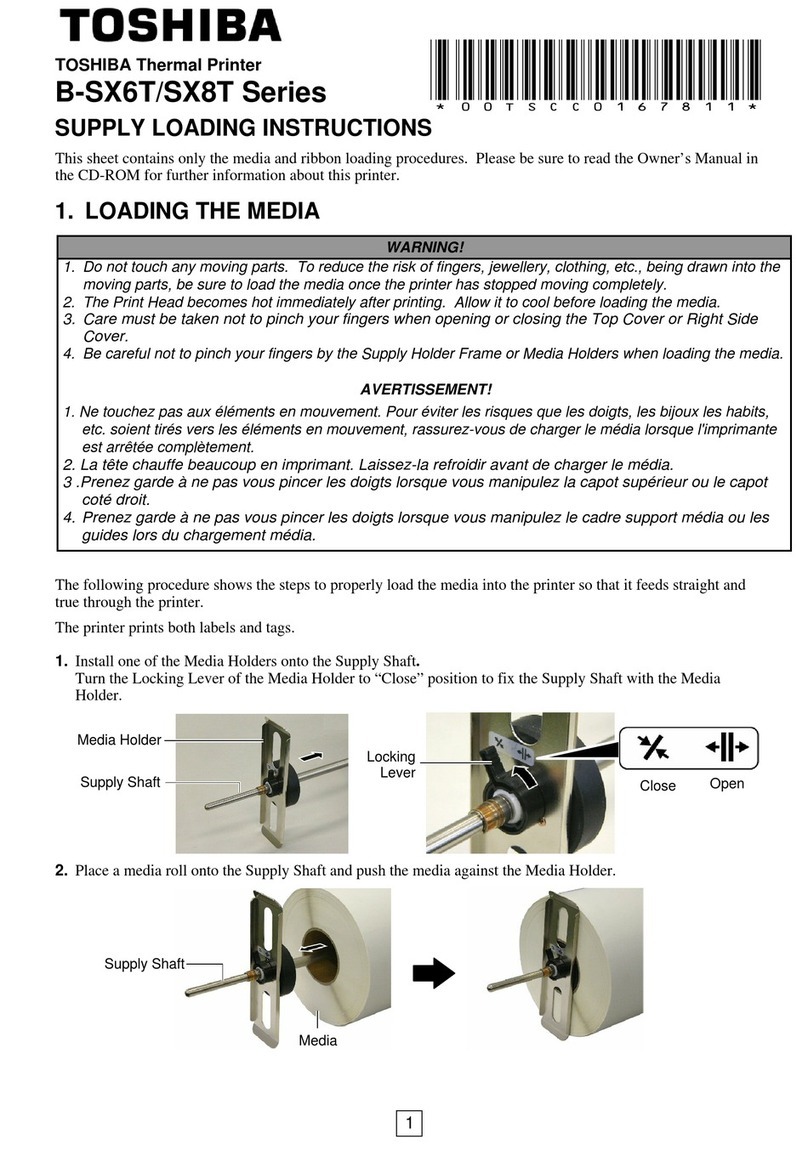 Toshiba B-SX6T Series User manual