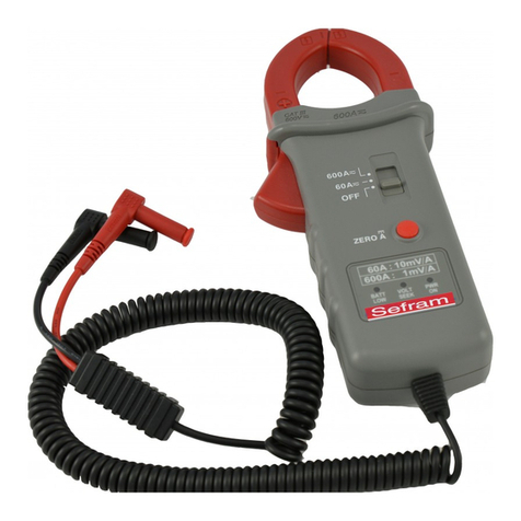 SEFRAM SP260B user manual