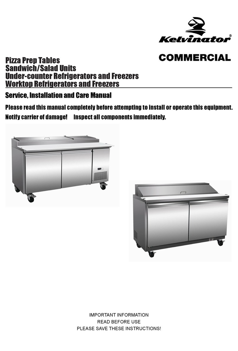 Kelvinator KCHST27.8 Service, installation and care manual